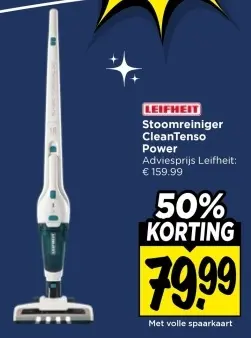 Aanbieding: Stoomreiniger CleanTenso Power