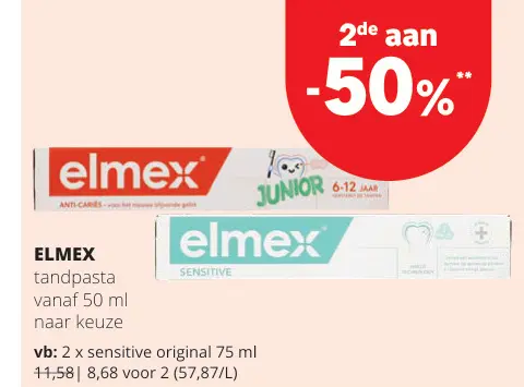 Promotie: ELMEX tandpasta