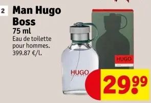 Offre: Man Hugo Boss