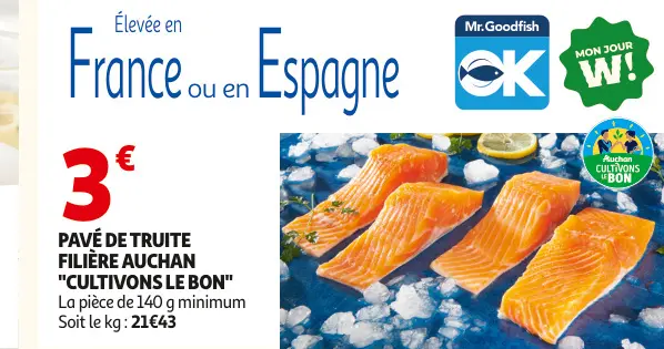 Promotie: Pavé de truite