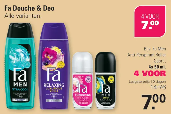 Aanbieding: Douche & Deo