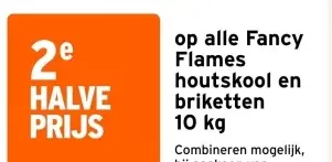 Aanbieding: Fancy Flames houtskool en briketten