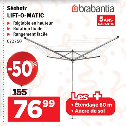 Offre: Séchoir LIFT-O-MATIC