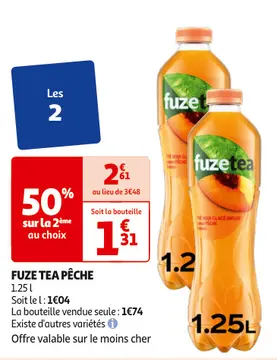 Aanbieding: FUZE TEA PÊCHE