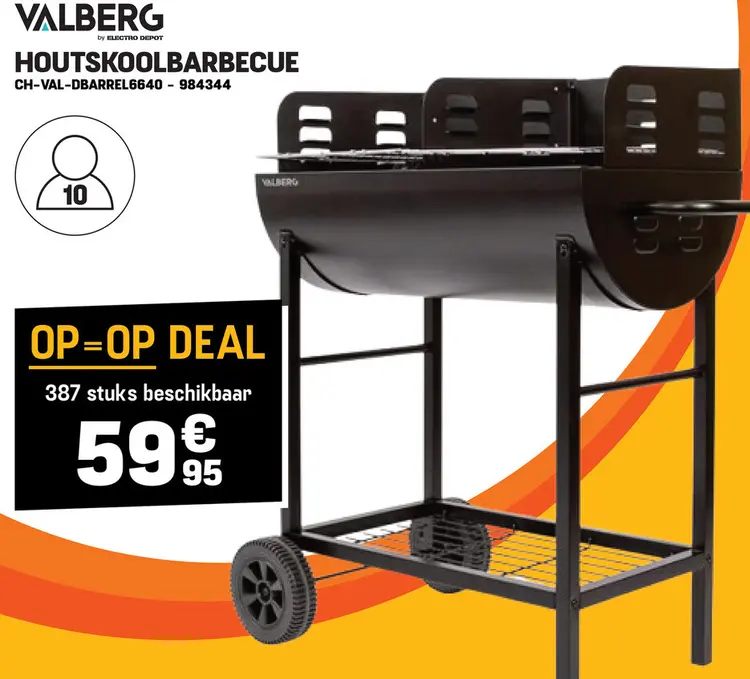 Promotie: Houtskoolbarbecue