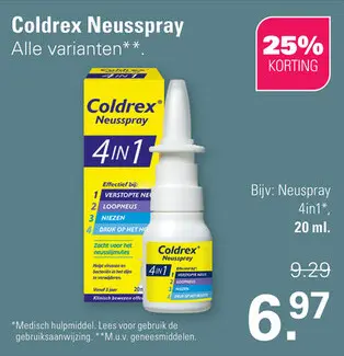 Aanbieding: Coldrex Neusspray