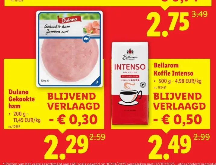Promotie: Gekookte ham