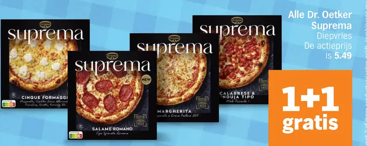 Aanbieding: Dr. Oetker Suprema Diepvries