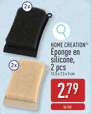 Offre: Eponge en silicone