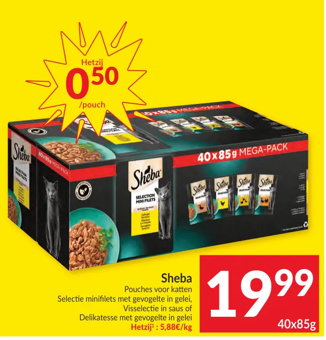 Promotie: Pouches voor katten