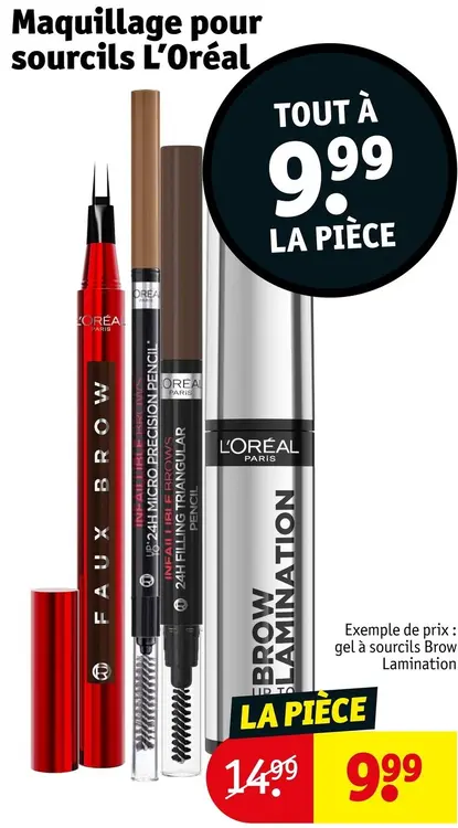 Offre: Maquillage pour sourcils