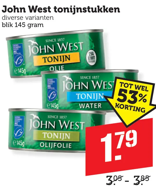Aanbieding: Tonijnstukken