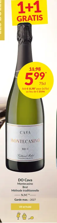 Offre: DO Cava Montecasino Brut