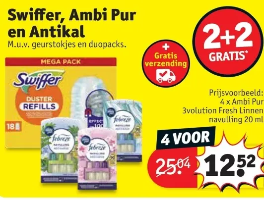 Aanbieding: Swiffer, Ambi Pur en Antikal