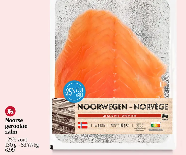 Aanbieding: Noorse gerookte zalm