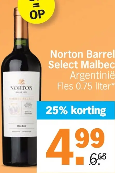 Aanbieding: Barrel Select Malbec Argentinië