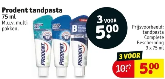 Aanbieding: Tandpasta
