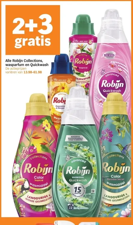 Aanbieding: Robijn Collections, wasparfum en Quickwash