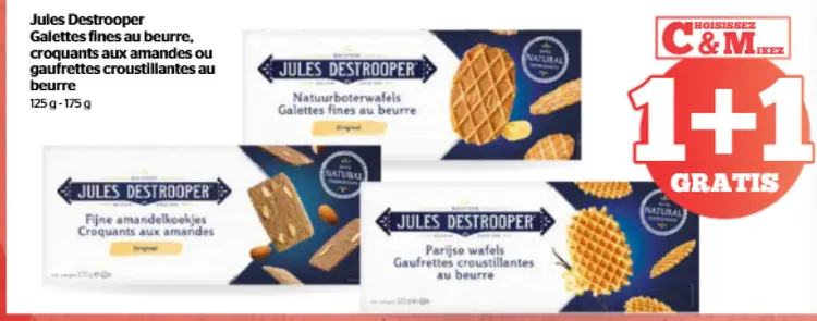 Offre: Galettes fines au beurre, croquants aux amand