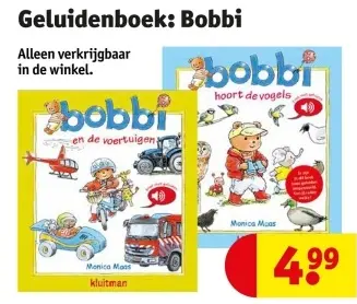 Promotie: Geluidenboek: Bobbi