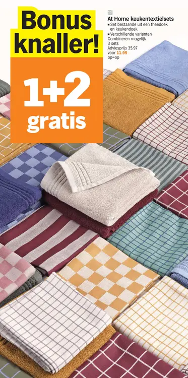 Promotie: keukentextielsets
