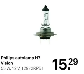 Aanbieding: Autolamp H7 Vision