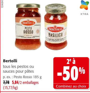 Offre: Bertolli Pesto Rosso
