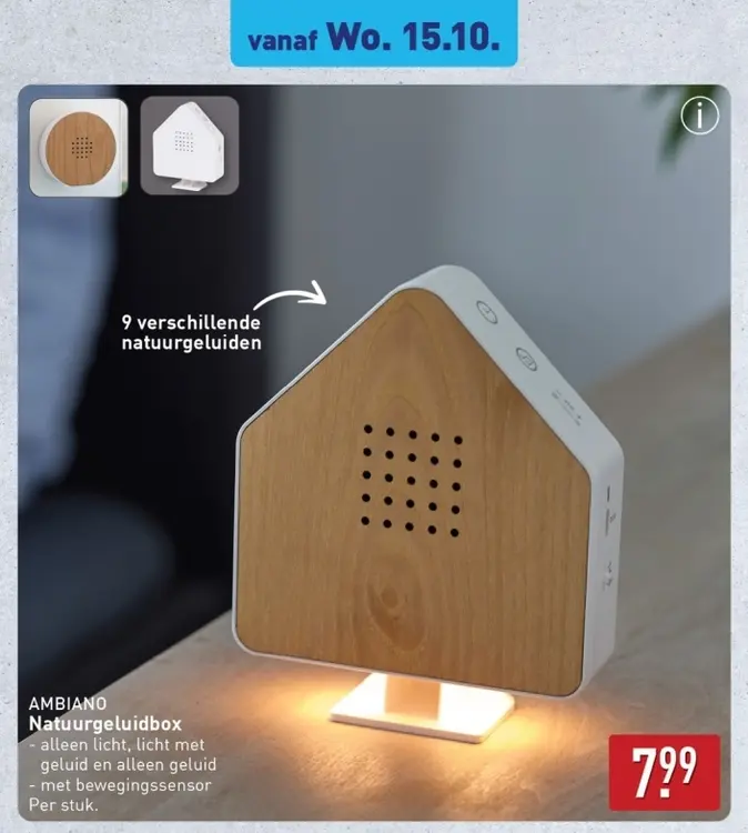 Aanbieding: Natuurgeluidbox