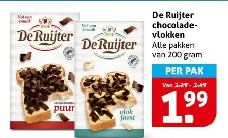 Aanbieding: chocoladevlokken