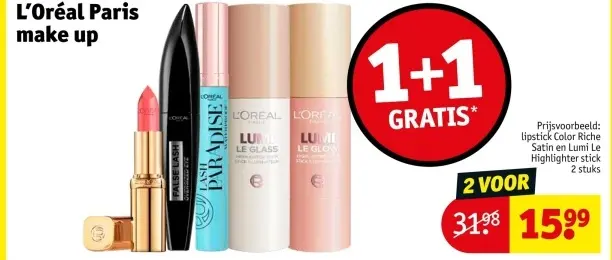 Aanbieding: L'Oréal Paris make up
