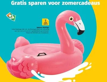 Aanbieding: Opblaas flamingo