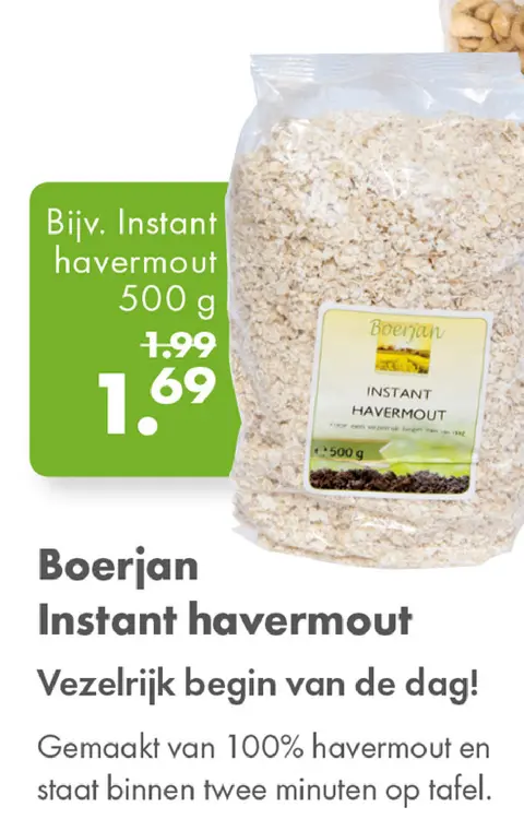 Aanbieding: Instant havermout
