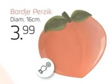 Aanbieding: Bordje Perzik