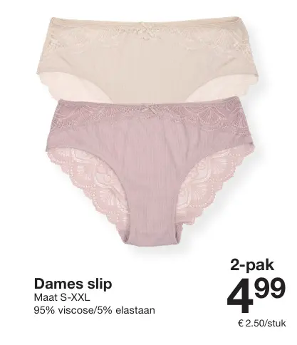Promotie: Dames slip