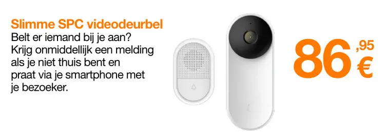 Aanbieding: Slimme SPC videodeurbel