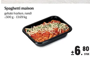Aanbieding: Spaghetti maison