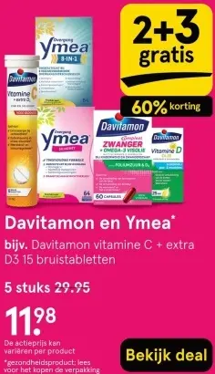 Aanbieding: Davitamon en Ymea