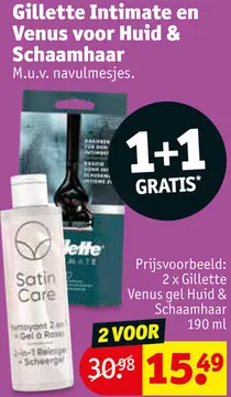 Aanbieding: Gillette Intimate en Venus