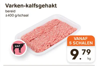 Promotie: Varken-kalfsgehakt