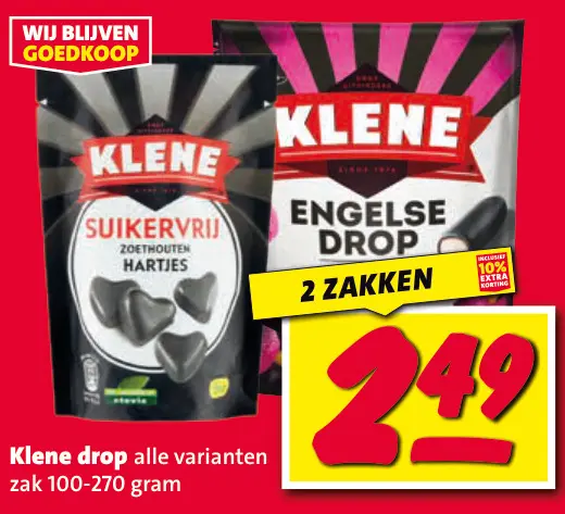 Aanbieding: Klene drop