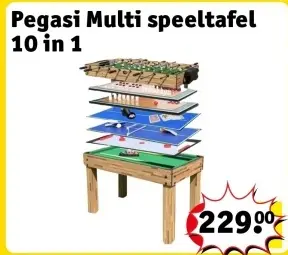 Aanbieding: Pegasi Multi speeltafel