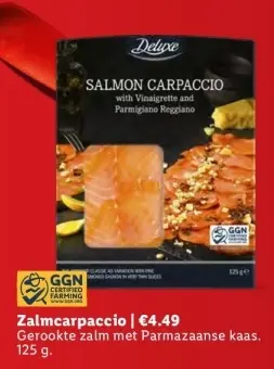 Aanbieding: Zalmcarpaccio