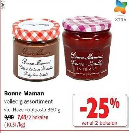 Promotie: Bonne Maman volledig assortiment