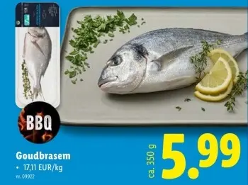 Promotie: Goudbrasem