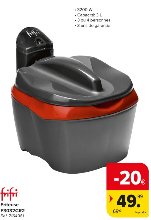 Offre: Friteuse F3032CR2