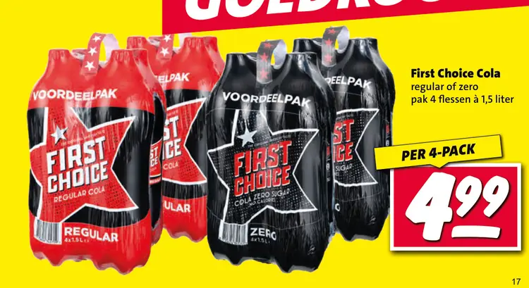 Aanbieding: First Choice Cola