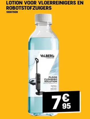 Promotie: Lotion voor vloerreinigers en robotstofzuiger