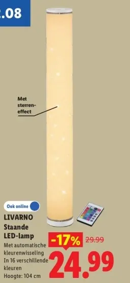 Aanbieding: Staande LED-lamp