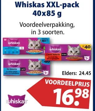 Aanbieding: Whiskas XXL-pack