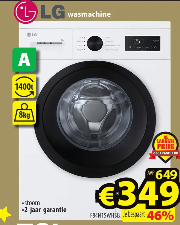 Promotie: wasmachine